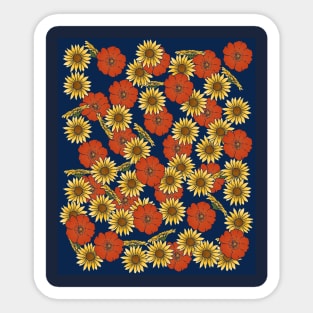 Summer Flowers Sticker